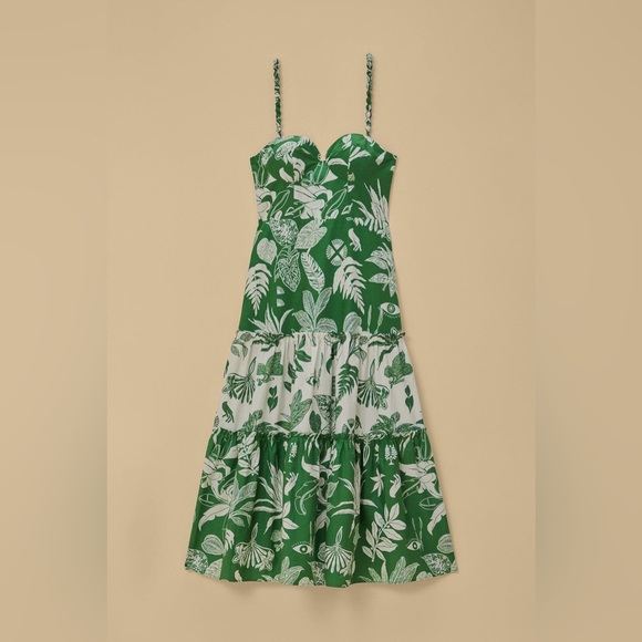 FARM Rio Forest Soul Mix Midi Dress - Picture 5 of 11